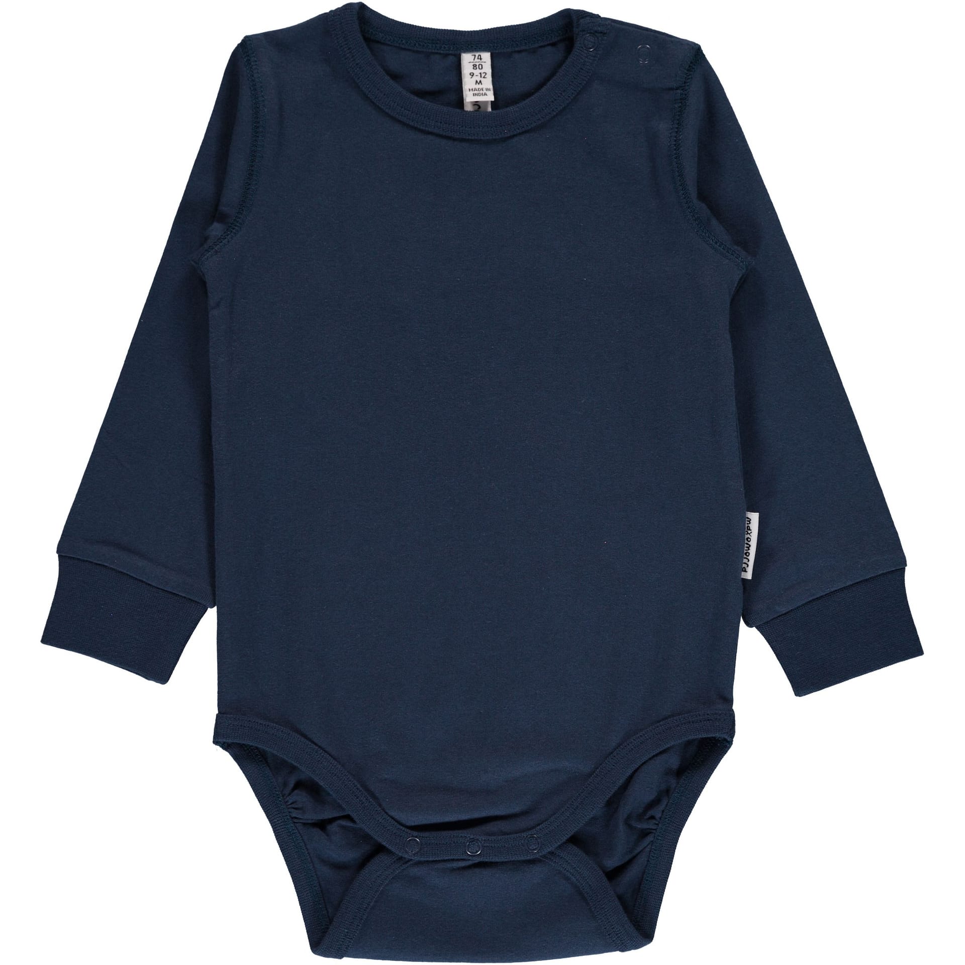 Black long sleeve baby vest top