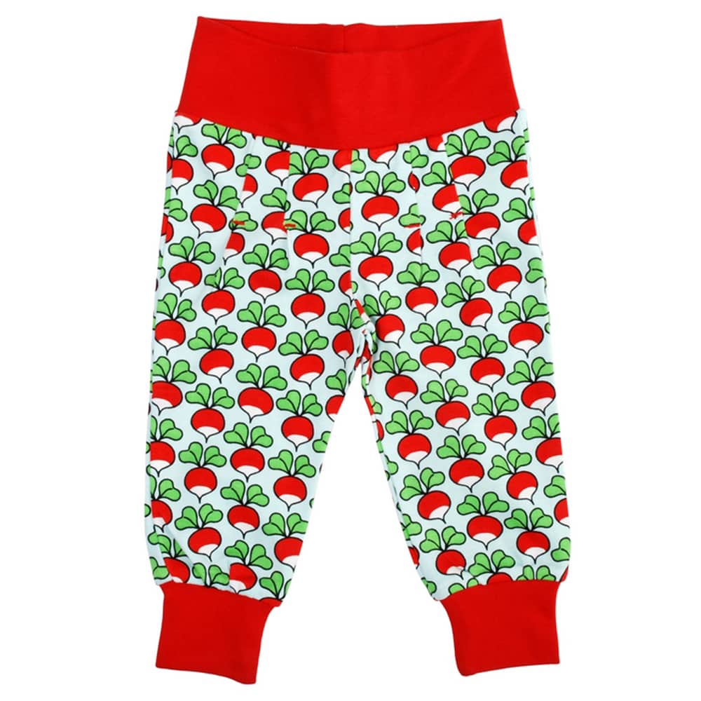 DUNS Sweden ~ Radishes organic baby trousers