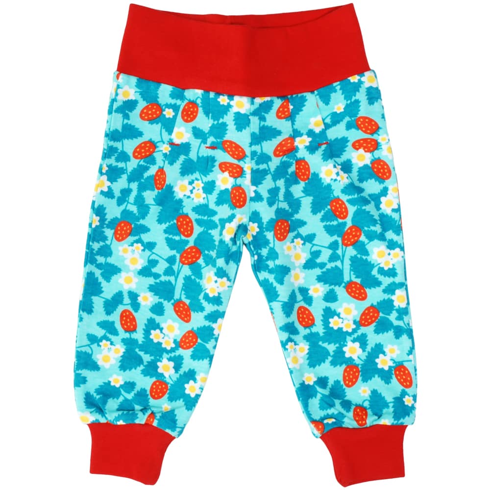 Maxomorra Bright red unisex long sleeve baby vest