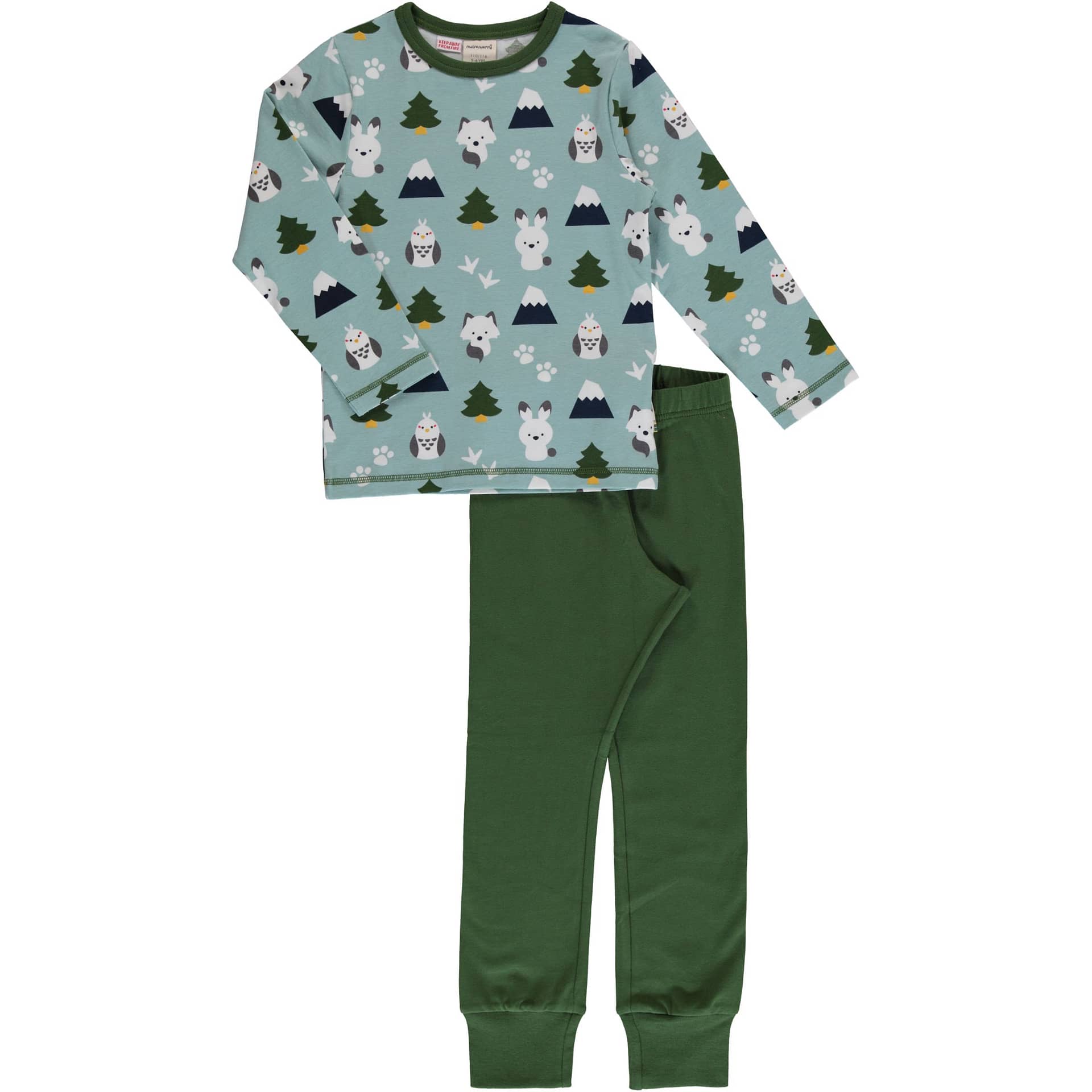 Winter world organic cotton pyjamas by Maxomorra