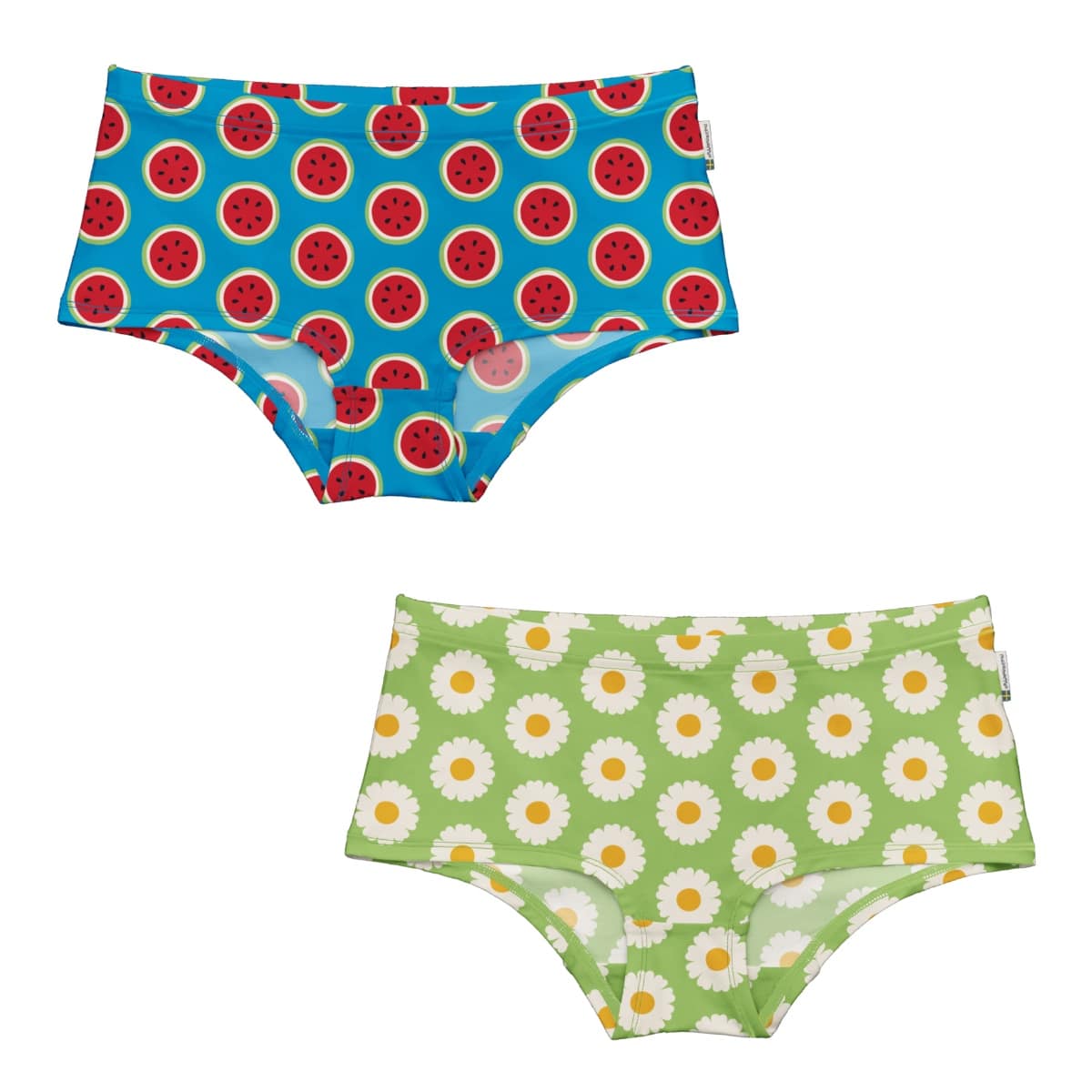 Maxomorra Watermelon or Daisy organic cotton hipsters in adult sizes