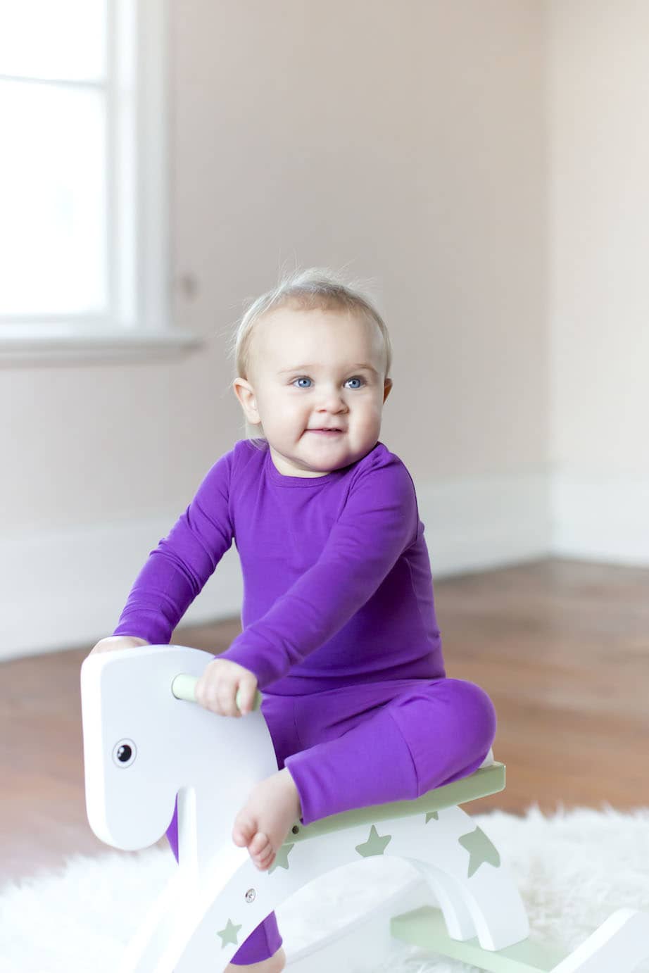 Purple baby sale vest