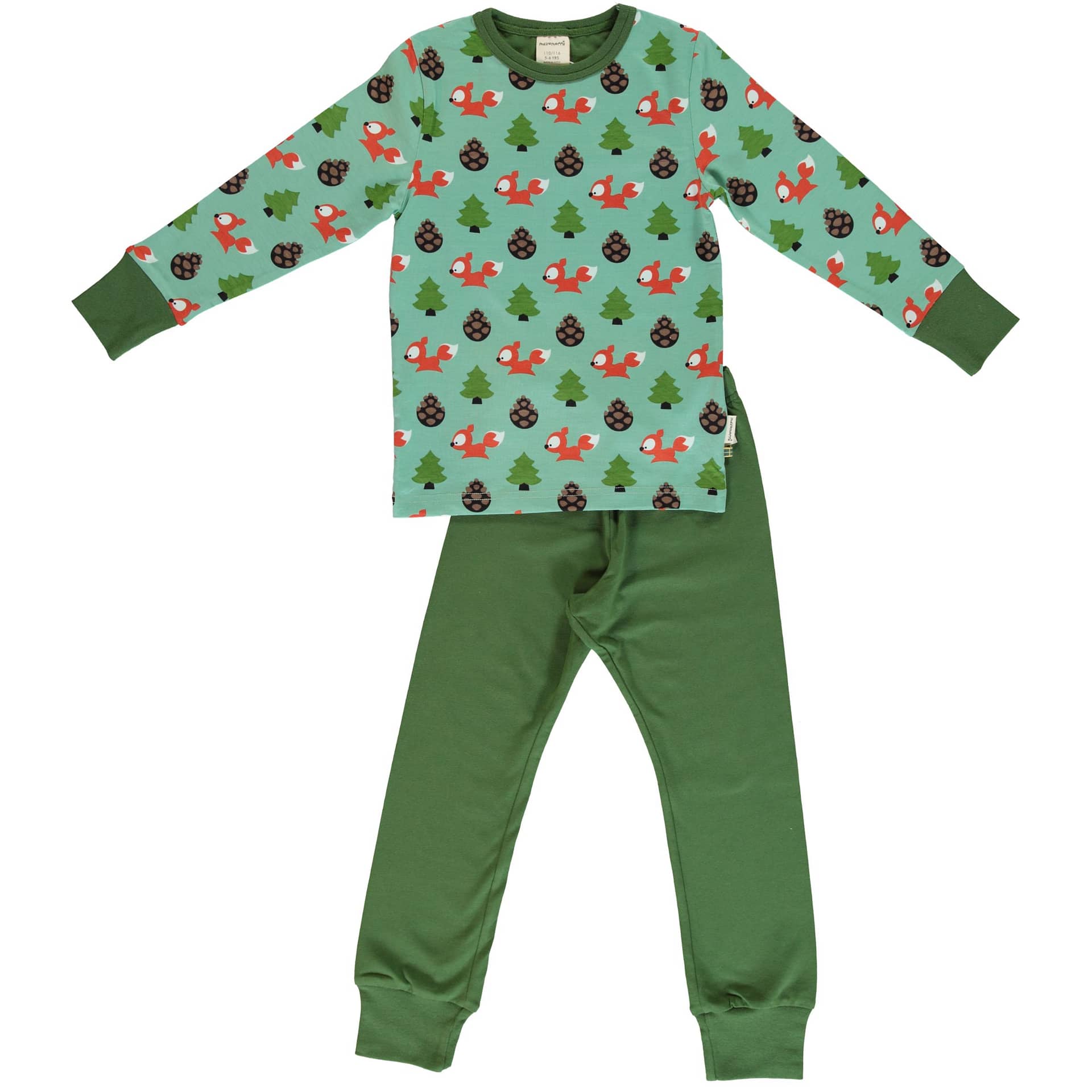 Maxomorra ~ Squirrel organic pyjamas