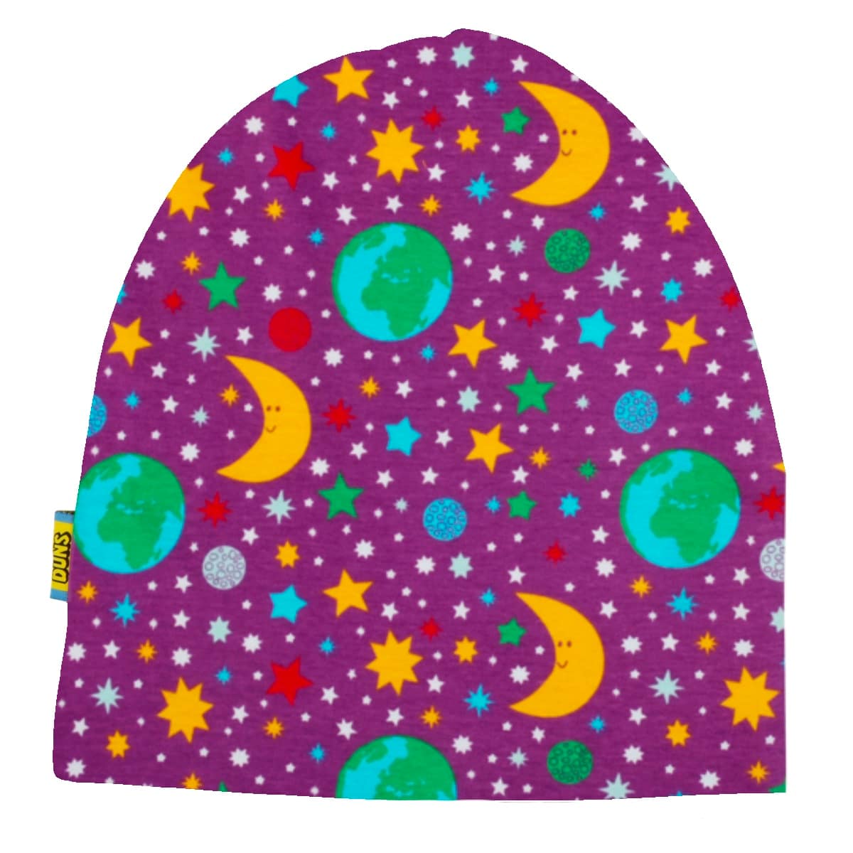 DUNS Sweden organic cotton beanie hat : Sunflower | Rosehip | Age 6-8 4 DUNS Sweden organic cotton beanie hat : Sunflower | Rosehip | Age 6-8 - Image 4