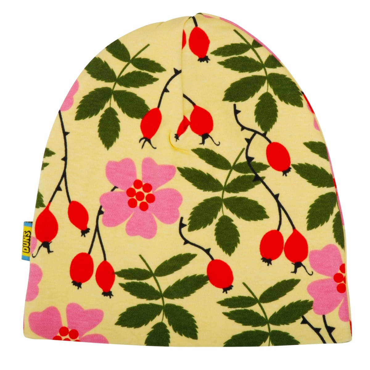 DUNS Sweden organic cotton beanie hat : Sunflower | Rosehip | Age 6-8 5 DUNS Sweden organic cotton beanie hat : Sunflower | Rosehip | Age 6-8 - Image 5