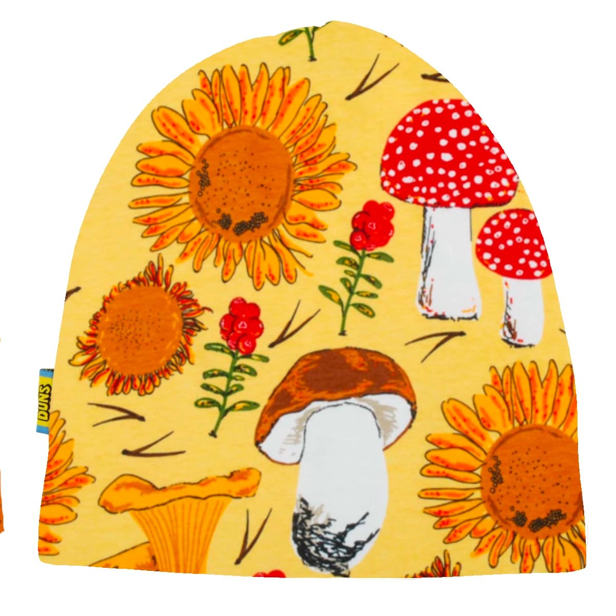 DUNS Sweden organic cotton beanie hat : Sunflower | Rosehip | Age 6-8 6 DUNS Sweden organic cotton beanie hat : Sunflower | Rosehip | Age 6-8 - Image 6