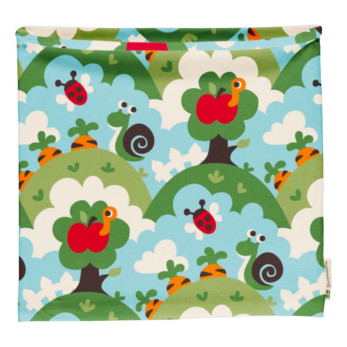Maxomorra garden organic cotton tube scarf 1 Maxomorra garden organic cotton tube scarf