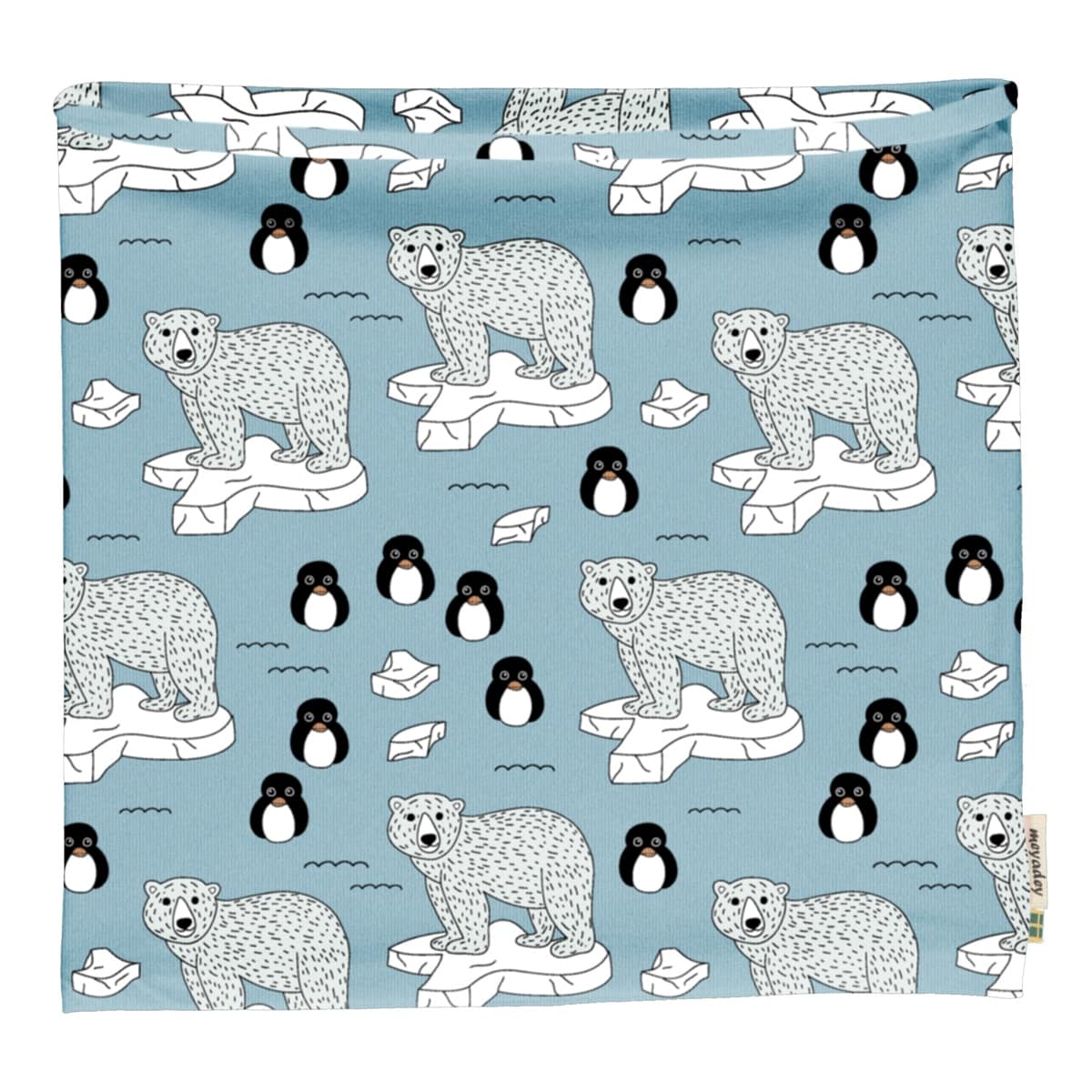 Meyadey Floating bear organic cotton tube scarf | Ages 3-10 1 Meyadey scarf floating bear