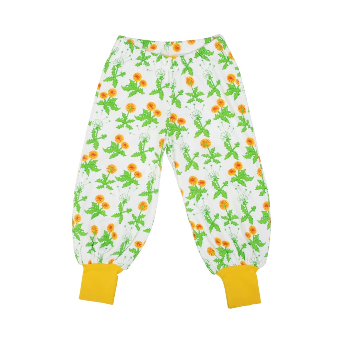DUNS Sweden dandelions on organic cotton baggy pants | 146/152 Age 10-12 1 DUNS Sweden dandelion baggy pants