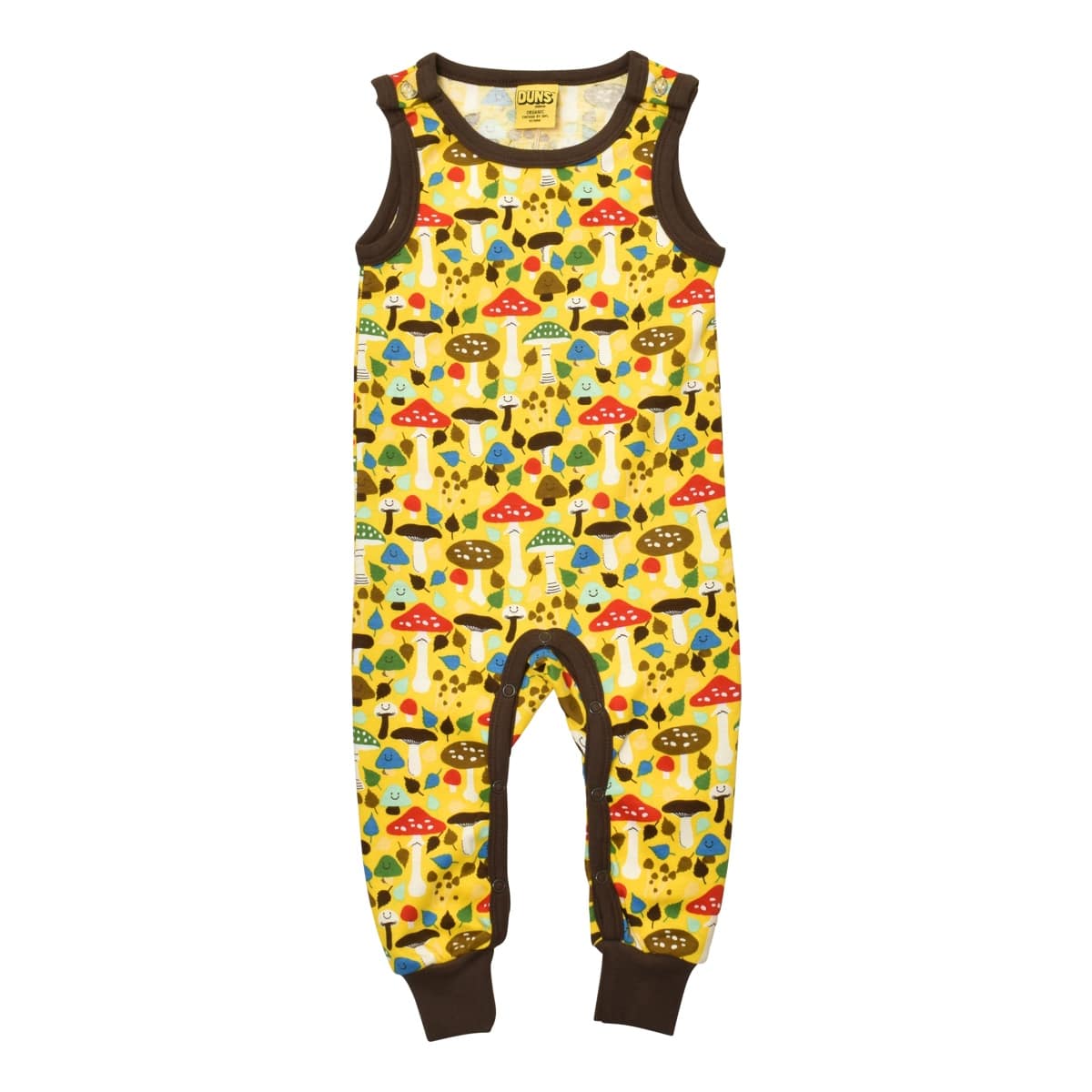 DUNS Sweden mushroom dungarees - yellow 1 DUNS Sweden mushroom dungarees