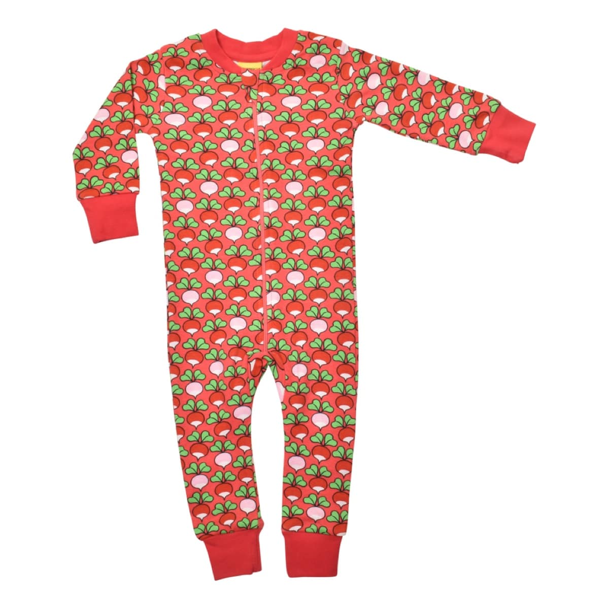 DUNS Sweden zipsuit - multi rouge red radish 1 DUNS Sweden radish zipsuit