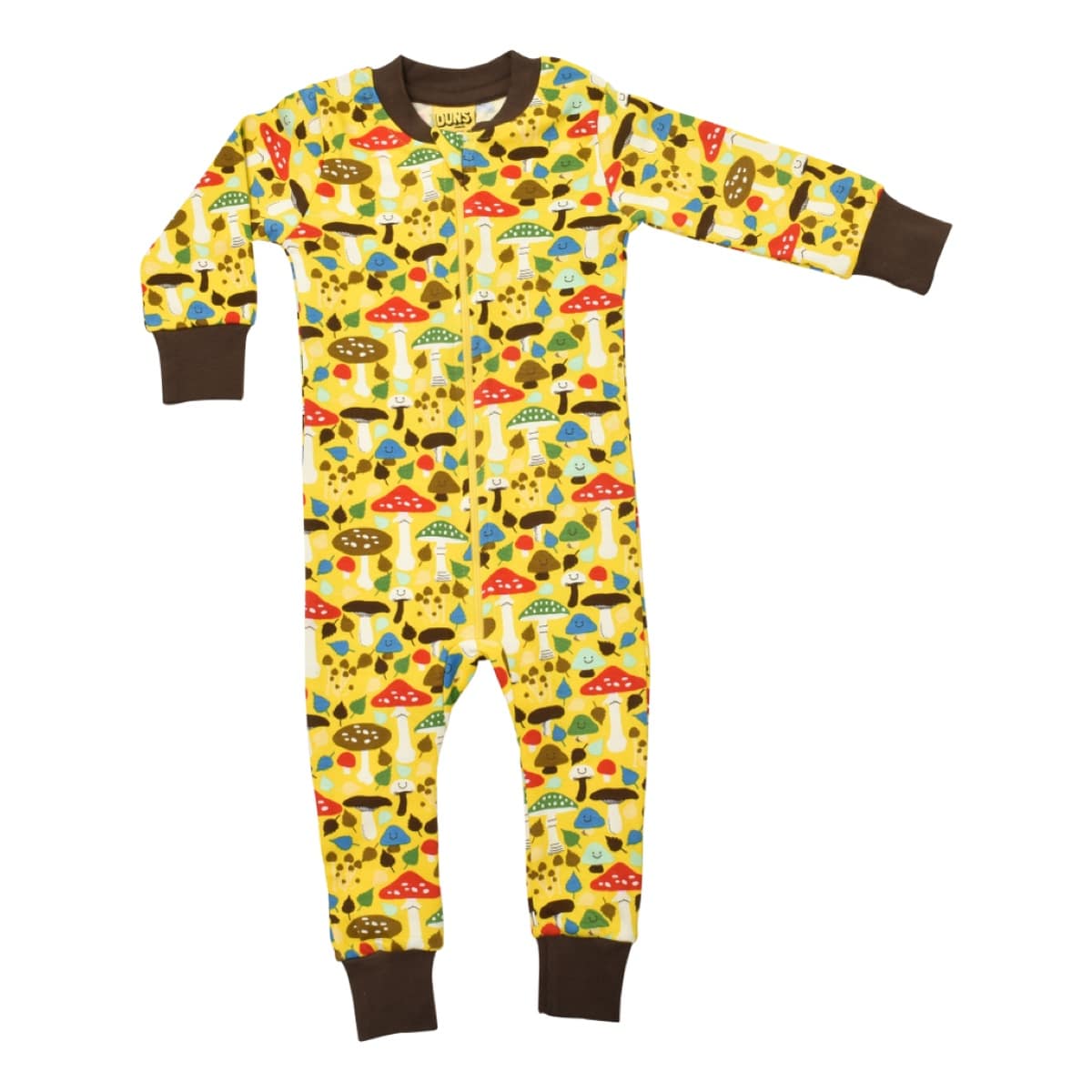 DUNS Sweden zipsuit - mushroom yellow 1 DUNS Sweden mushroom zipsuit