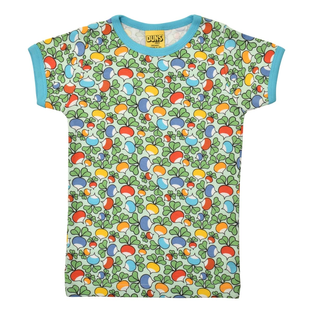 DUNS Sweden jumbled radish t-shirt blue 1 DUNS Sweden t-shirt jumbled radish