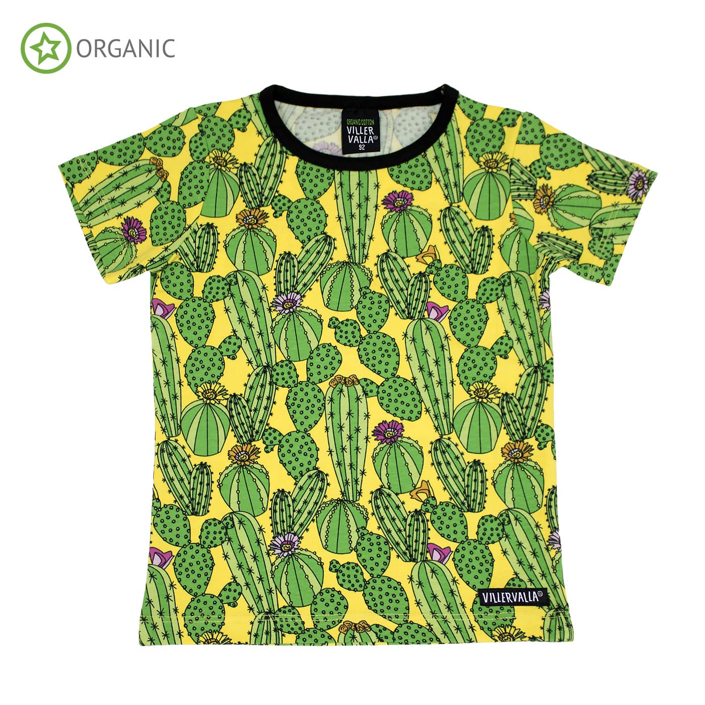 Villervalla organic cotton t-shirt - Cactus | 18-24 months 1 Villervalla cactus tshirt image