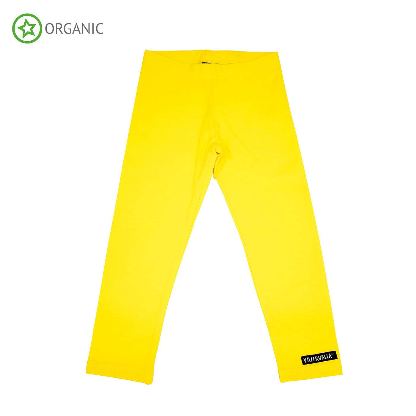 Villervalla sun yellow organic cotton leggings (92cm 2 years) 1 Villervalla yellow organic leggings