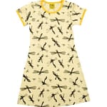 DUNS Sweden & More Than a Fling 6 Yellow dragonfly print dress by DUNS Sweden More than a fling range