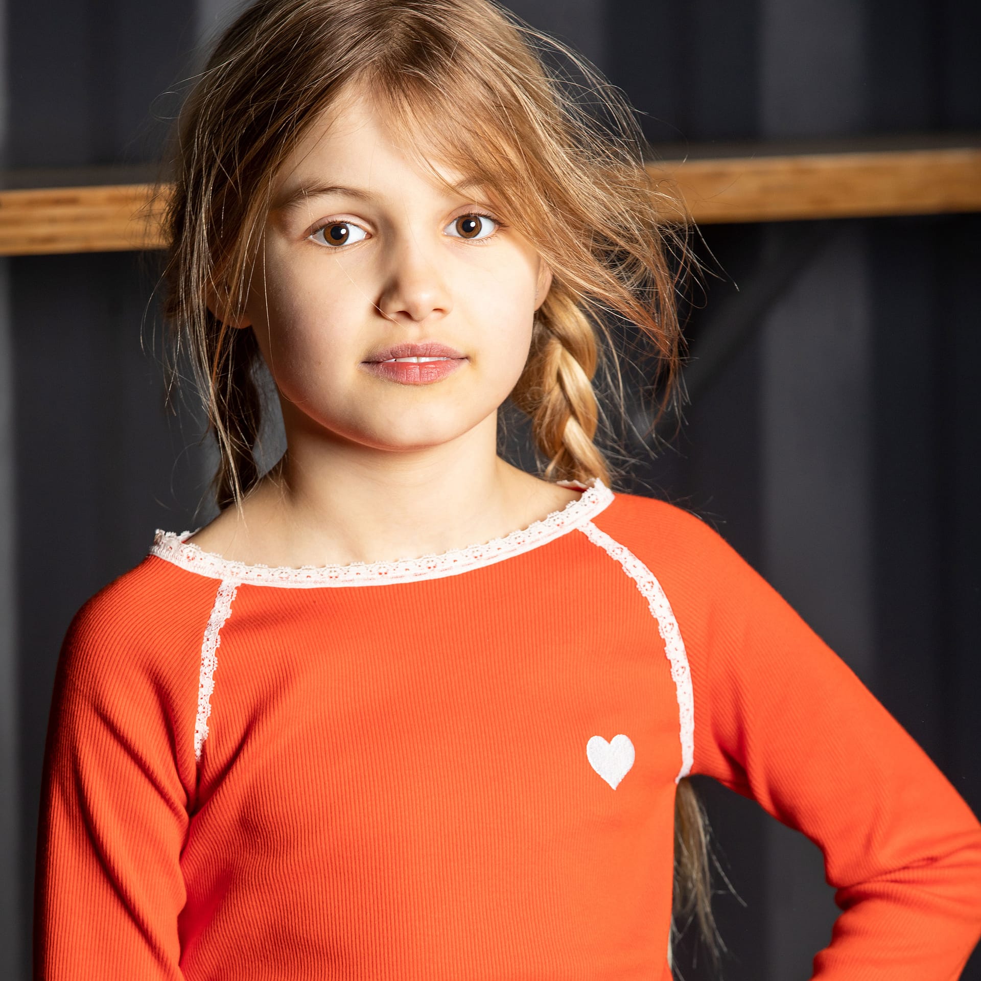 Alba of Denmark Ghita blouse in Spicy Orange 3 Alba top Ghita blouse Spicy Orange
