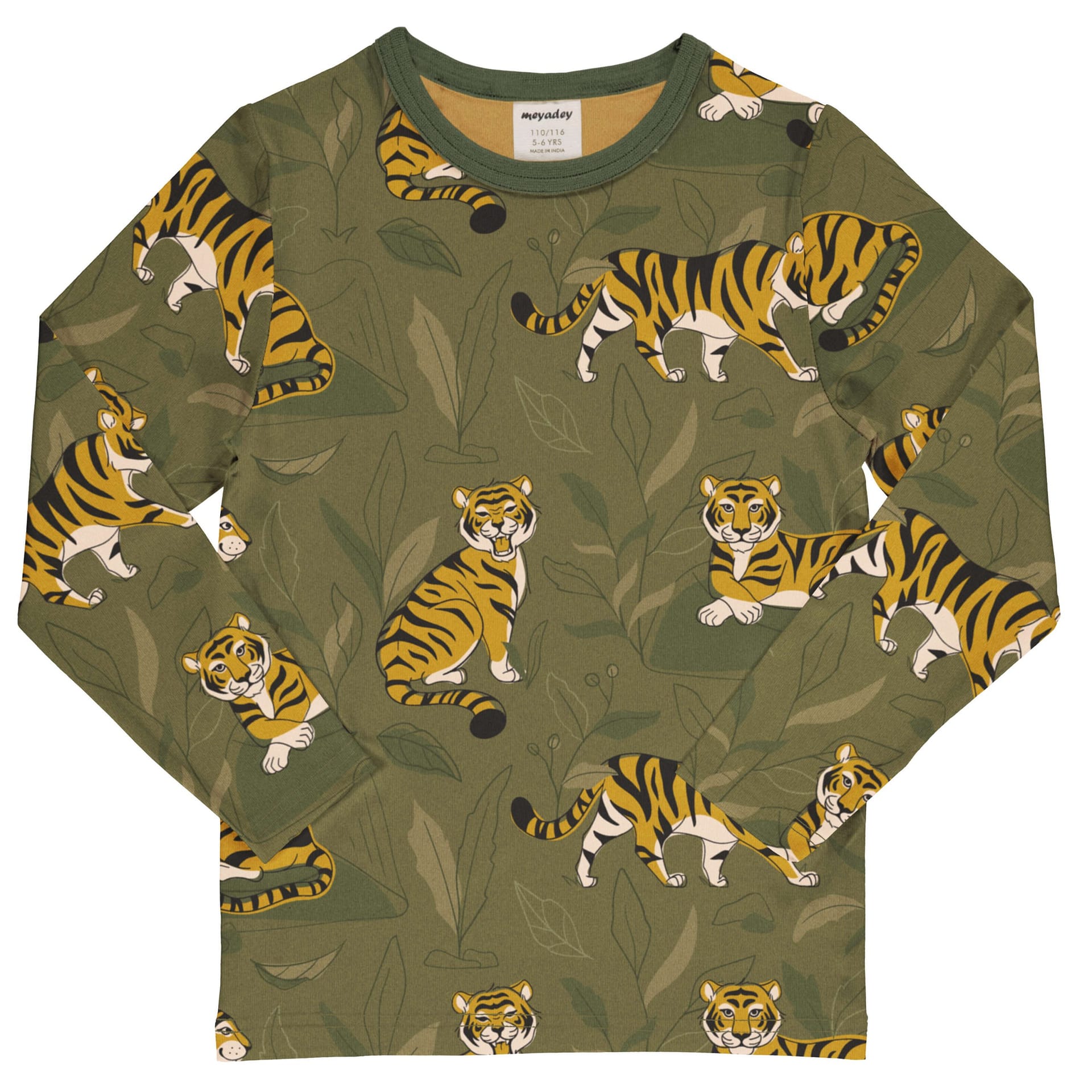 Meyadey top in ethical cotton - A Tiger's Tale | Age 3-4 1 Meyadey top tiger