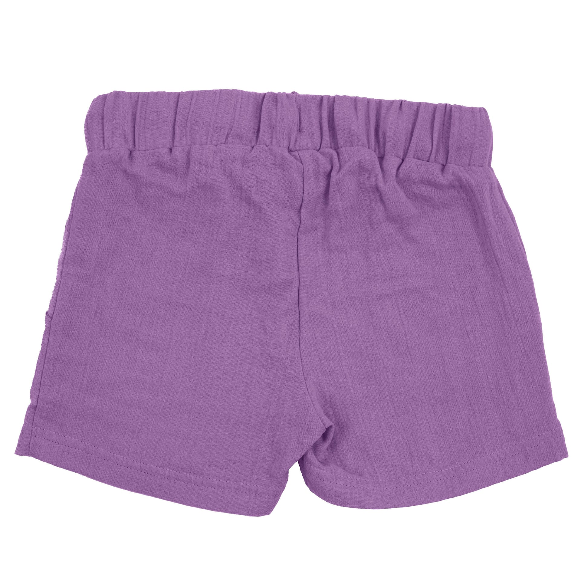 Maxomorra purple muslin shorts in organic cotton 4 Maxomorra purple muslin shorts in organic cotton - Image 4