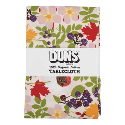 Home to rainbow bright organic ethical children's clothes 1 DUNS Sweden tablecloth autumn flowers