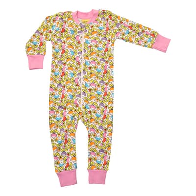 DUNS Sweden zipsuit pink jumbled radish